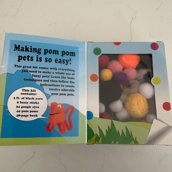 Bundle Item Only!!  Fun Pom Pom Pet Craft Kit - Picture 2 of 12